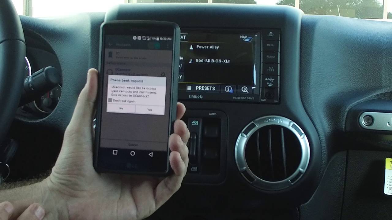 How to Pair an Android or IPhone to a Uconnect 430 & 430N Radio System