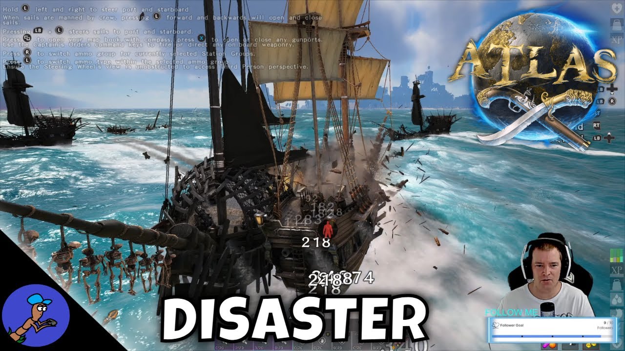 Atlas PvP – Maiden Voyage of the Tiny Terror Ends in Disaster (Modded Server Gameplay)