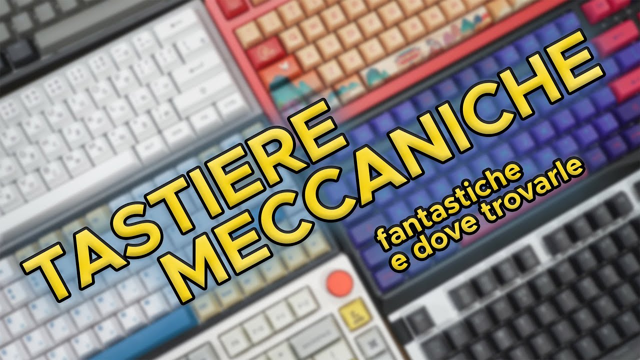 Tastiere MECCANICHE fantastiche... e dove trovarle!