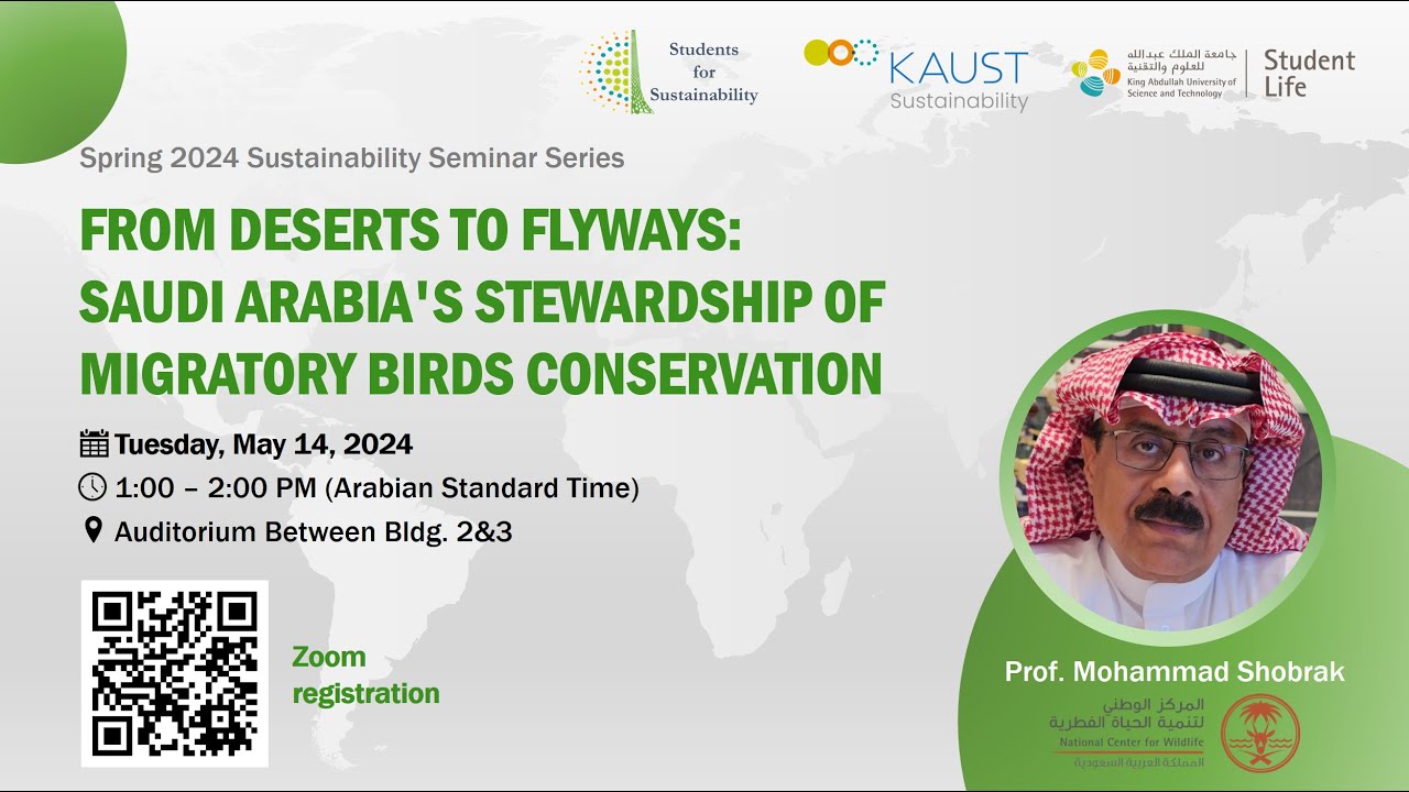 Saudi Arabia's Stewardship of Migratory Birds Conservation - Prof. Mohammad Shobrak