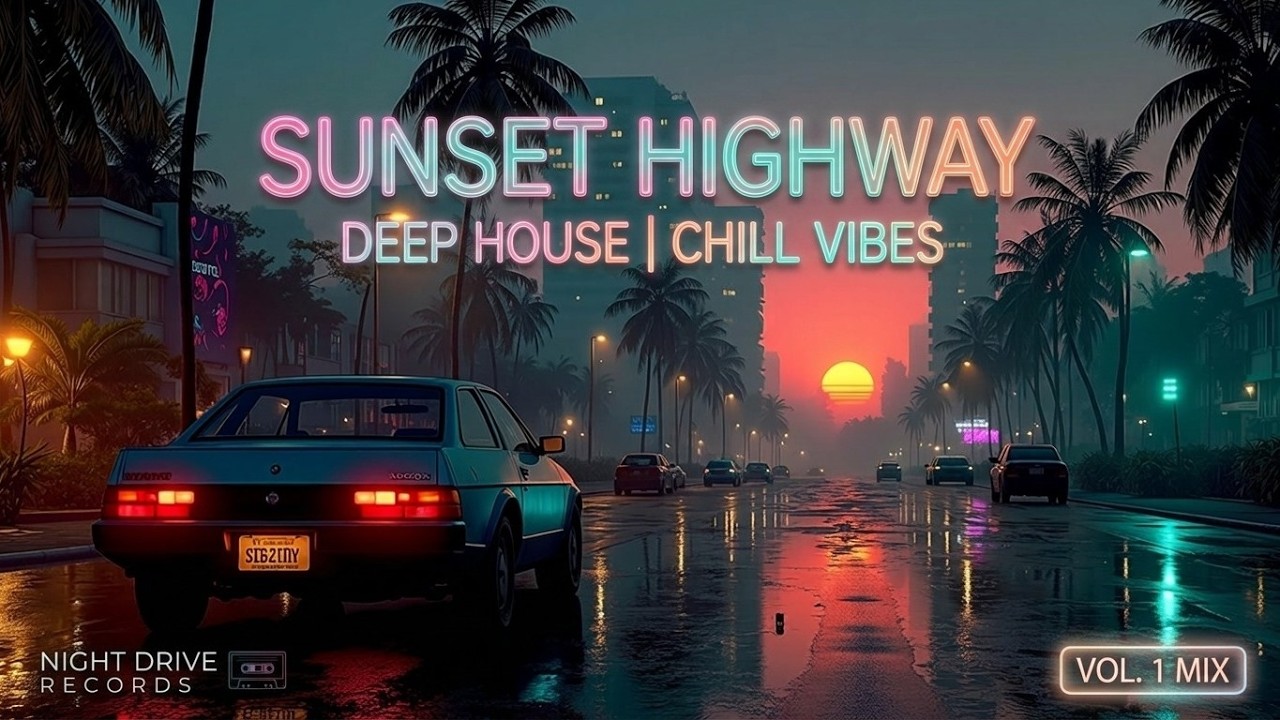 Sunset Highway Deep House Mix 🛣️🌅 1 Hour Chill Drive | Aura Deep House