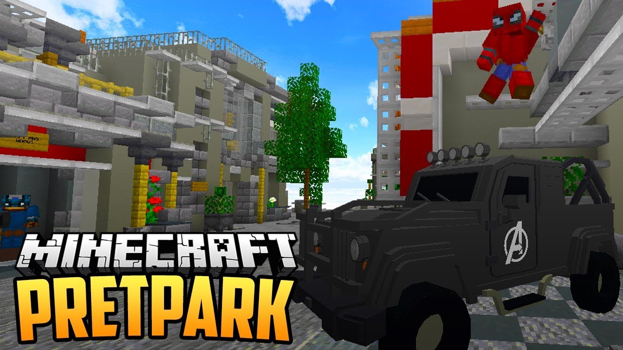 AVENGERS ACHTBAAN - Minecraft CraftValley Pretpark #6