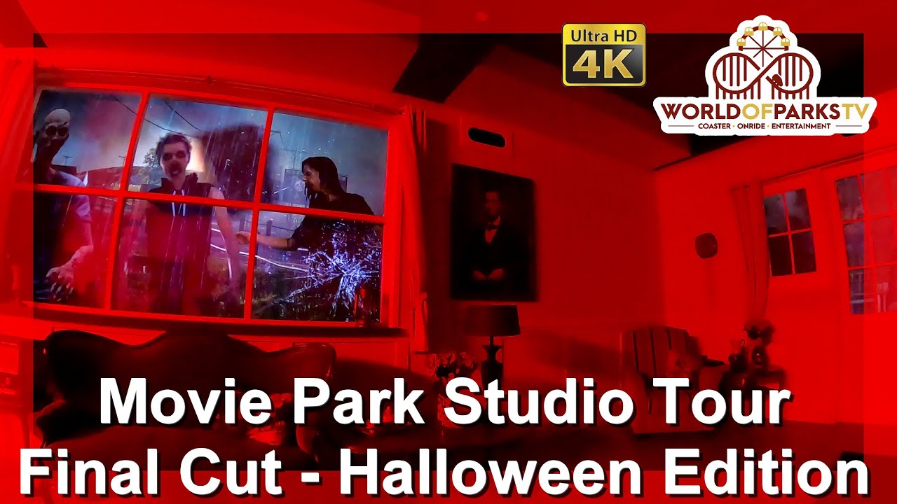 Movie Park Studio Tour Final Cut (onride) Edition Halloween Horror Festival  Movie Park Germany 2021