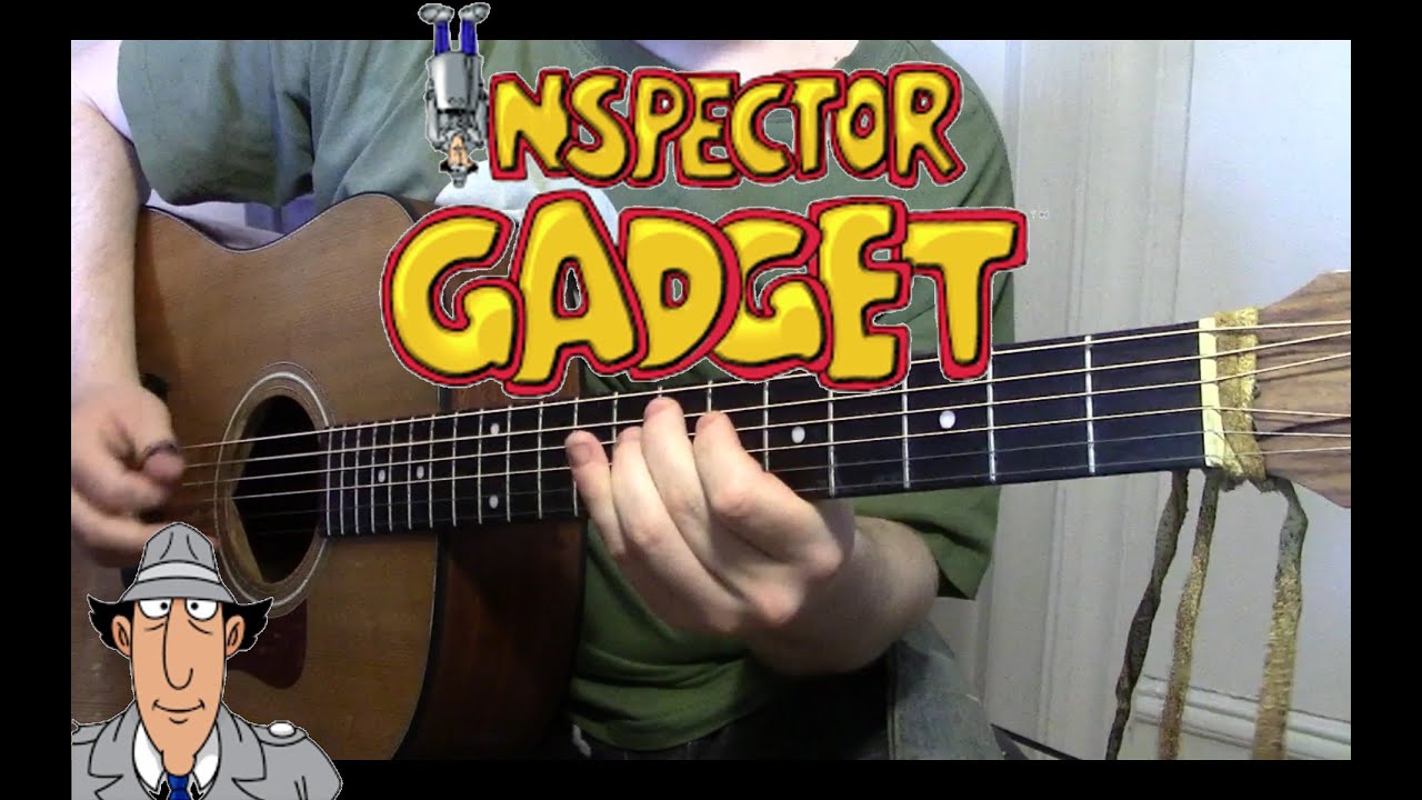 Inspector Gadget Theme --- Fingerstyle Guitar Cover + Free Tabs {Jacob Neufeld}