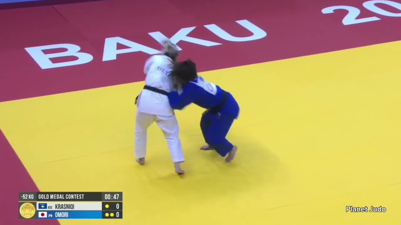 Distria KRASNIQI 🇽🇰 🆚️ Kisumi OMORI 🇯🇵 | финал /-52кг | Большой Шлем Баку 2023