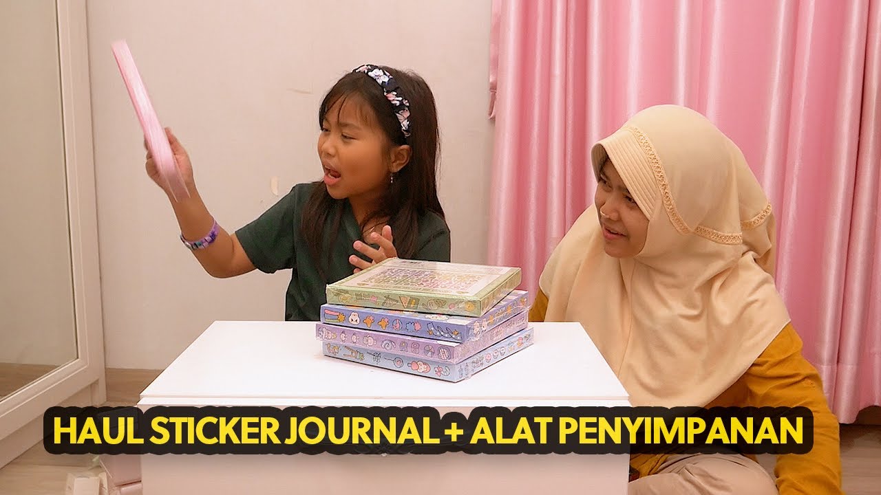 HAUL ALAT JOURNALING + PENYIMPANAN | stiker kawaii + Washi Tape + buku harian