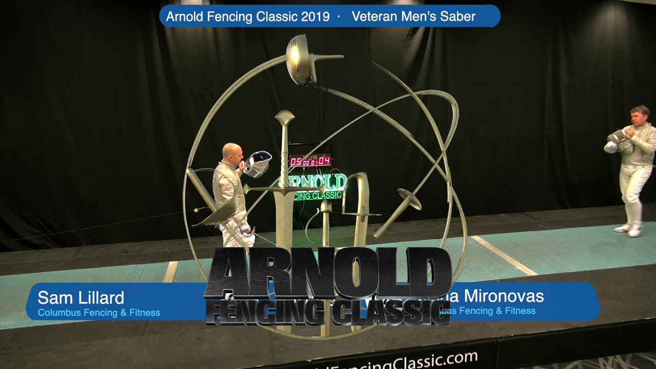 Veteran Men's Saber Final 2019 Arnold Fencing Classic