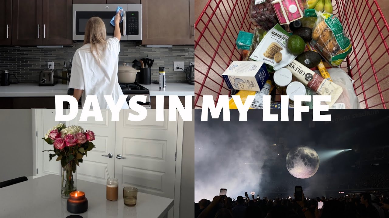 VLOG: The Weeknd concert + cleaning my apartment + Trader Joe's haul