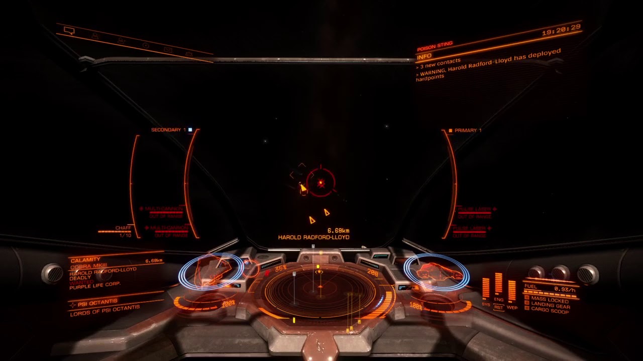 Elite Dangerous Kampftutorial für neue Spieler Teil 2 Raumkampftaktik