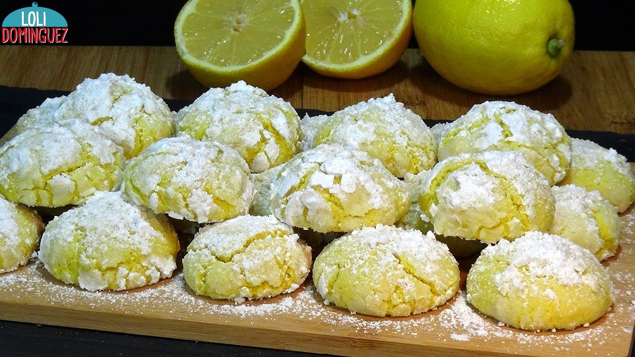 GALLETAS DE LIMÓN, RECETA FÁCIL Y RÁPIDA. Loli Domínguez - Recetas paso a paso, tutorial