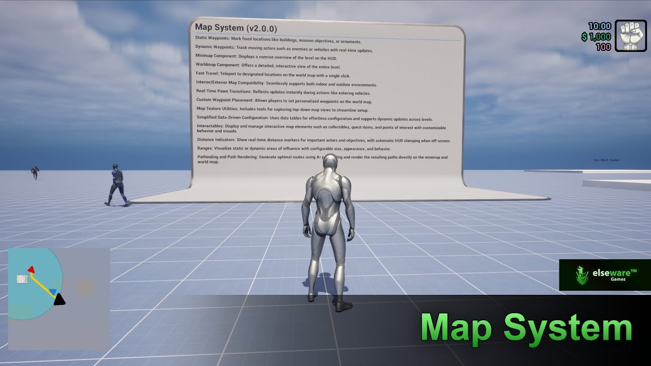 Map System (v2.0.0) - Preview Trailer | Unreal Engine Fab