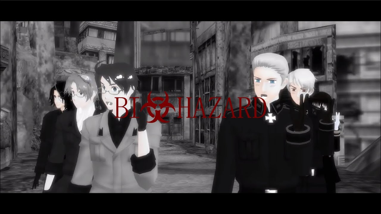 [APH ヘタリア MMD] Bi☣hazard [VOSTFR]
