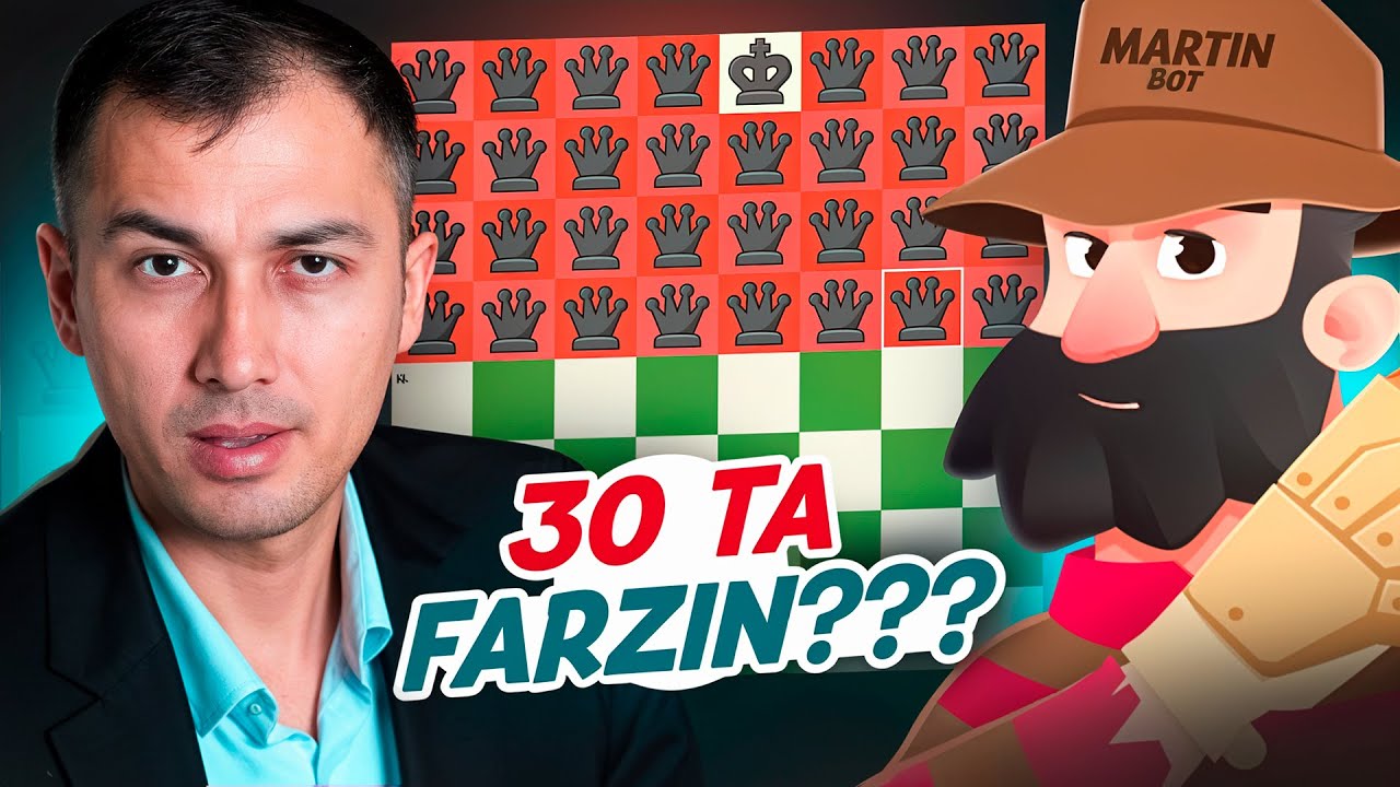 30 TA FARZINGA QARSHI YUTA OLAMANMI? #chess #shaxmat #shahmat #uzchesss #chellenge