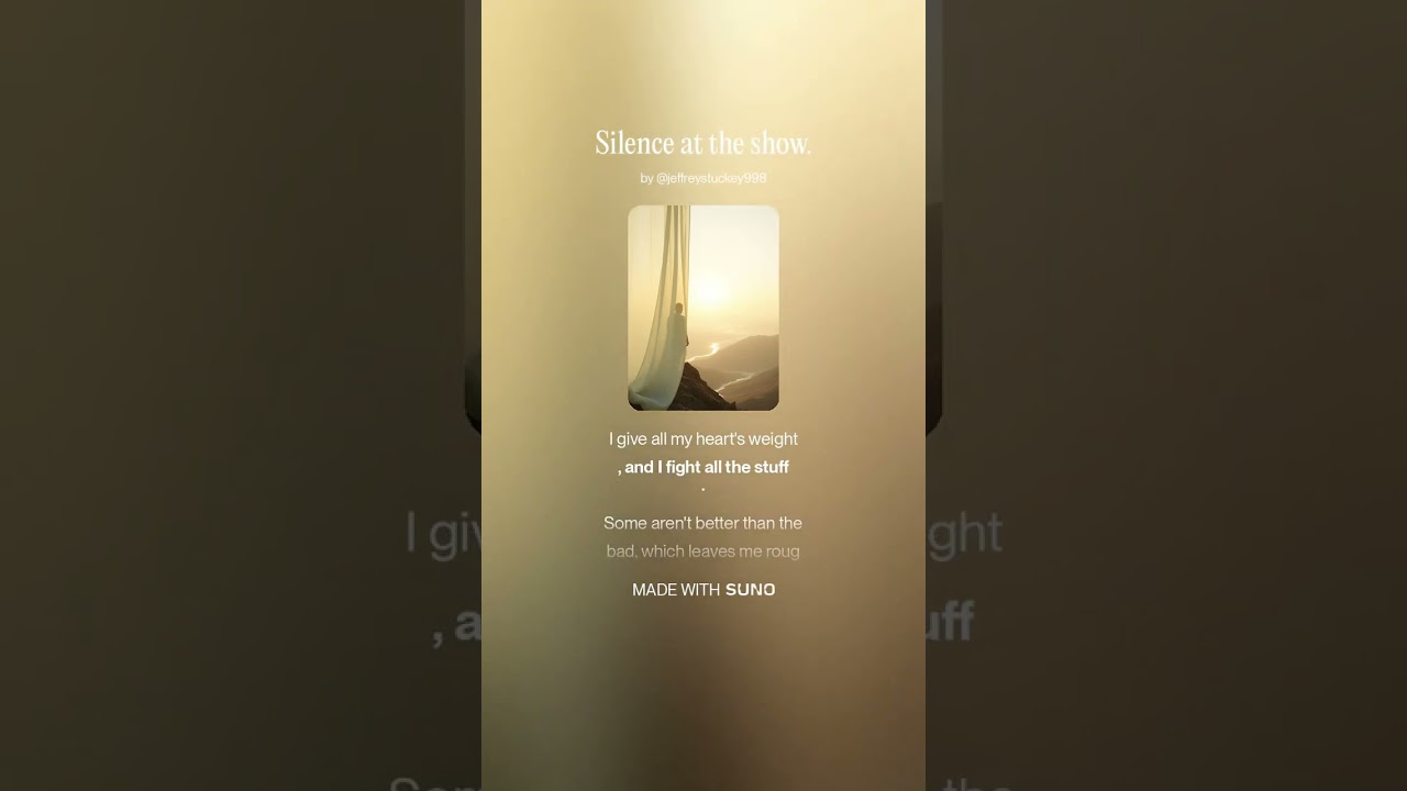 Silence at the show