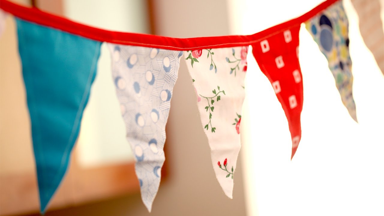 How to Make a Classic Flag Banner || KIN DIY
