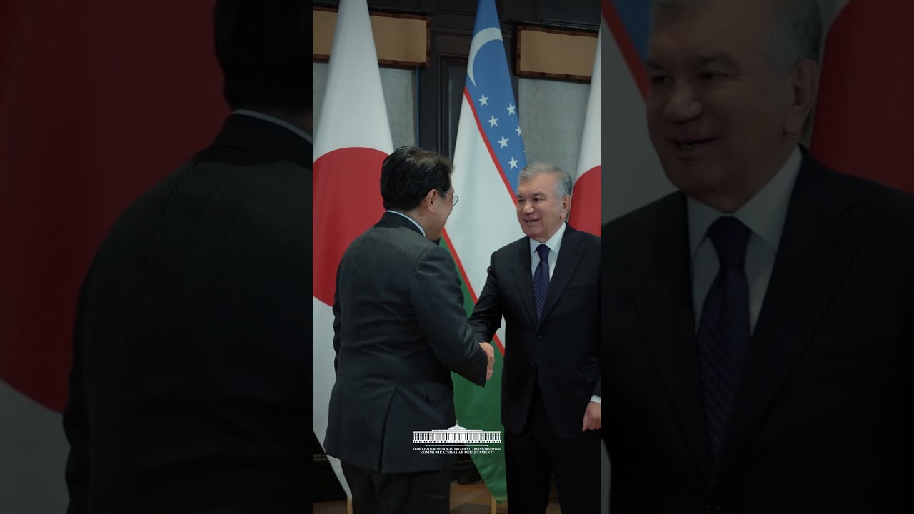 Наш президент принял Таро Асо и Рёсея Акадзаву