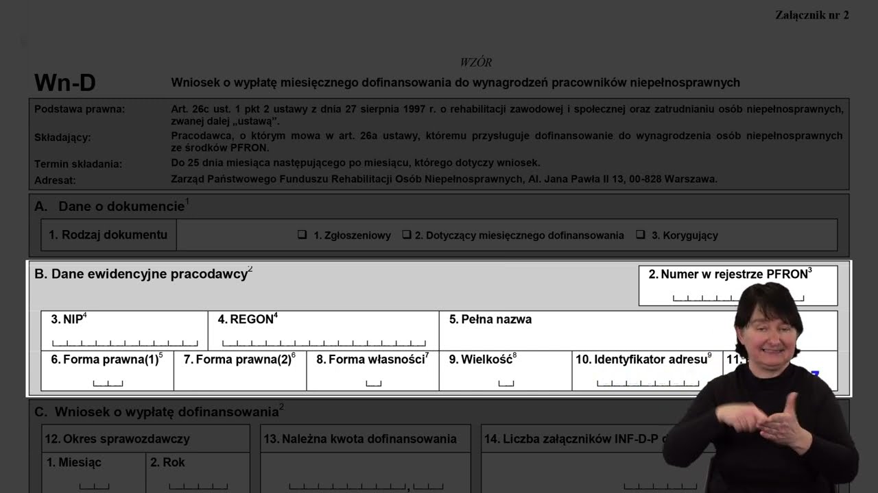 Jak uzupełnić wniosek Wn-D i załącznik INF-D-P (2025) PJM
