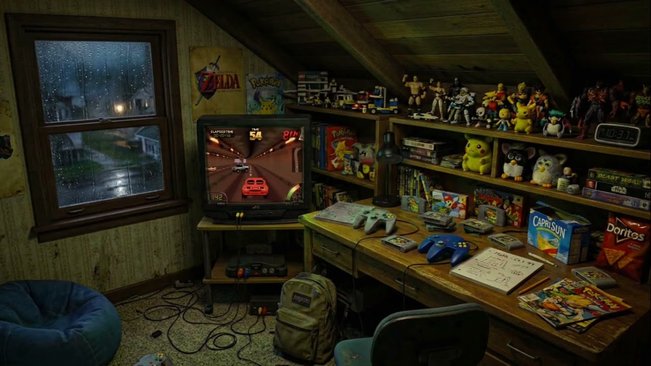 2000s rainy day nostalgia🌧 #2000s #childhood #nostalgia #snes