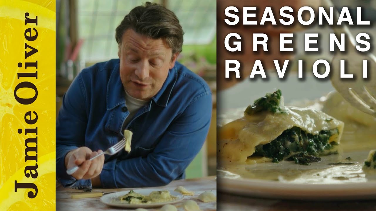 Seasonal Greens Ravioli | Jamie Cooks Spring | Channel 4, Mondays, 8pm
