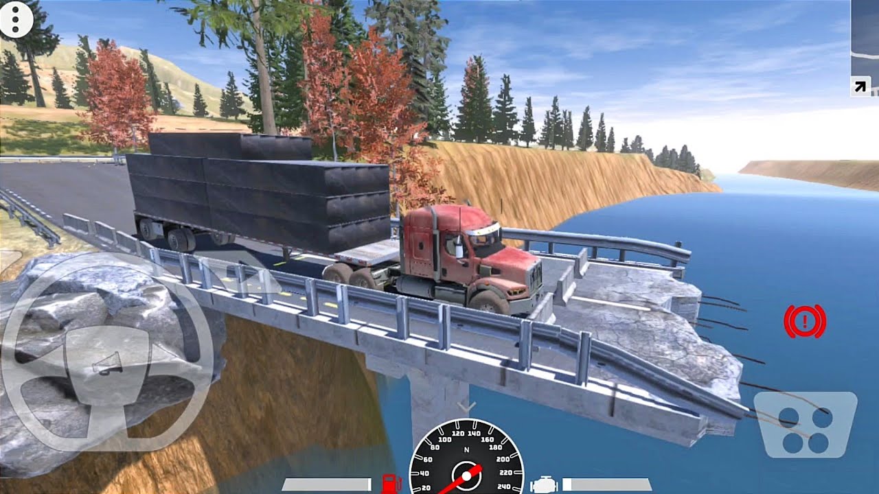 Big Truck Drive Metal Transport To Bridge - Offroad Masters 4x4 Simulator Android Gameplay HD