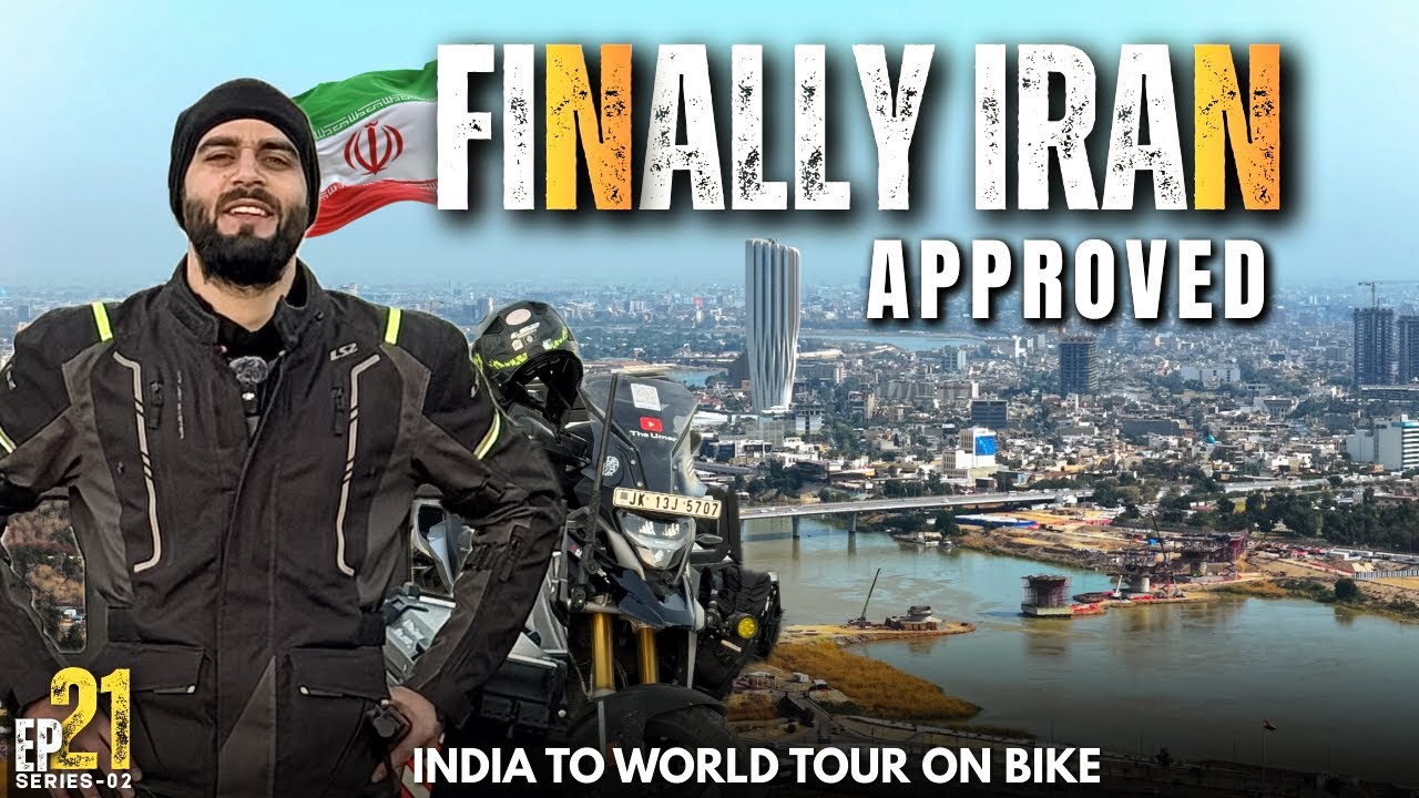 STUCK in Iraq 🇮🇶 Finally IRAN Approval Came || India To Iraq On Motorcycle || S2 Ep-21 || The Umar