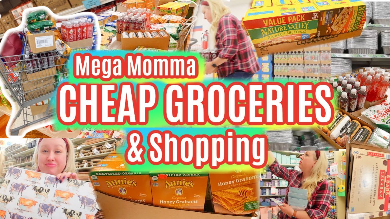 CHEAP Large Family Groceries | Shop with Me Dollar Tree | What's New at Hobby Lobby - Mega Lots 💃