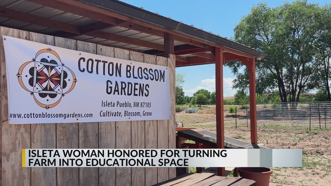 Isleta Pueblo woman honored for transforming ancestral farm into youth educational space