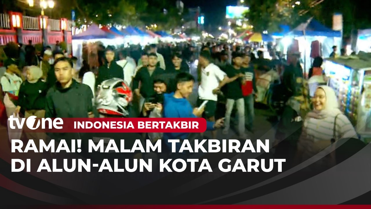 Warga Garut Gelar Takbiran di Alun-alun | Indonesia Bertakbir tvOne