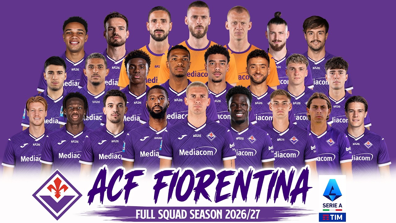 ACF FIORENTINA Full Squad 2026/27 🔥 | Players, Transfers & New Season Lineup