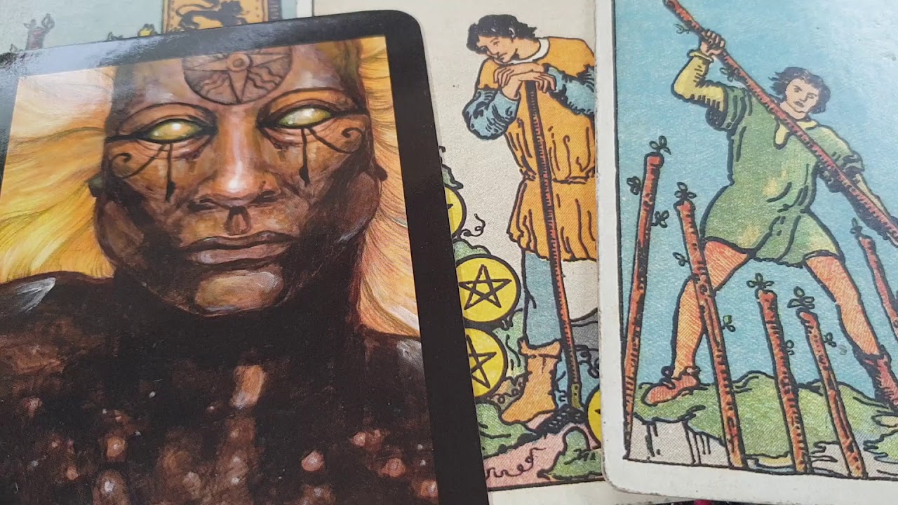 Reading with two tarot decks in the same spread