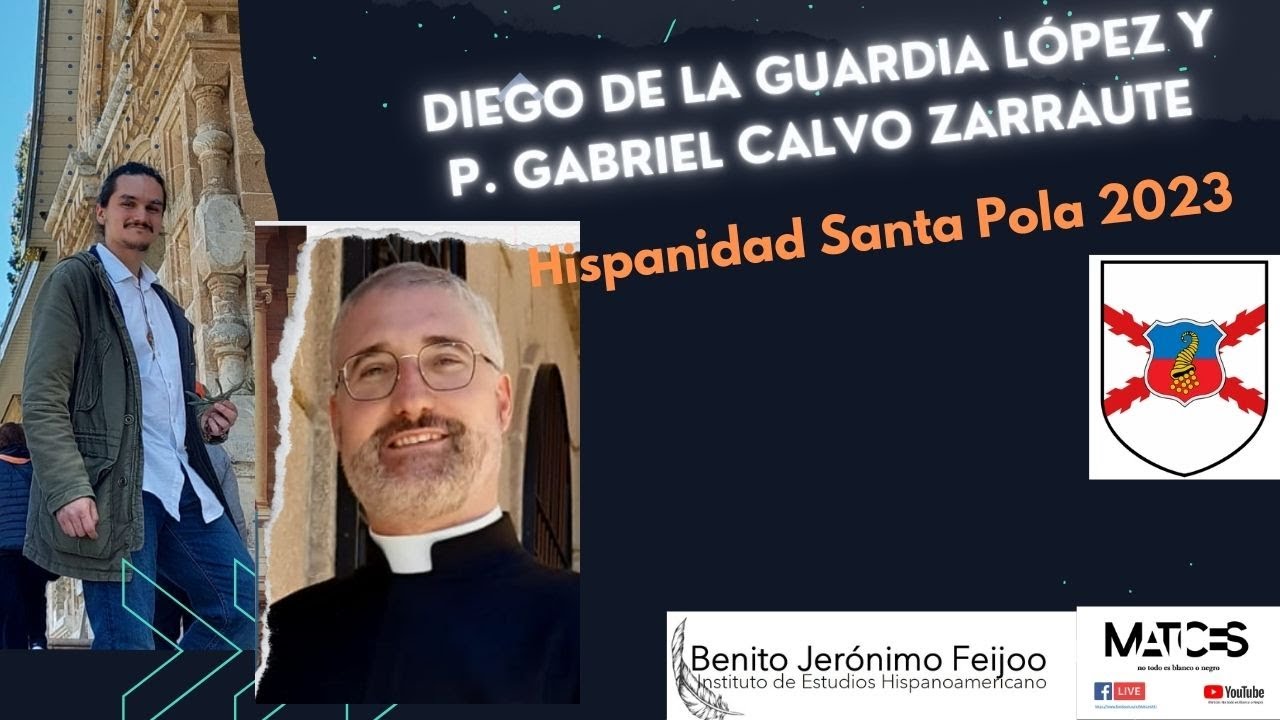 p. Gabriel Calvo Zarraute & Diego de la Guardia López en HISPANIDAD SANTA POLA