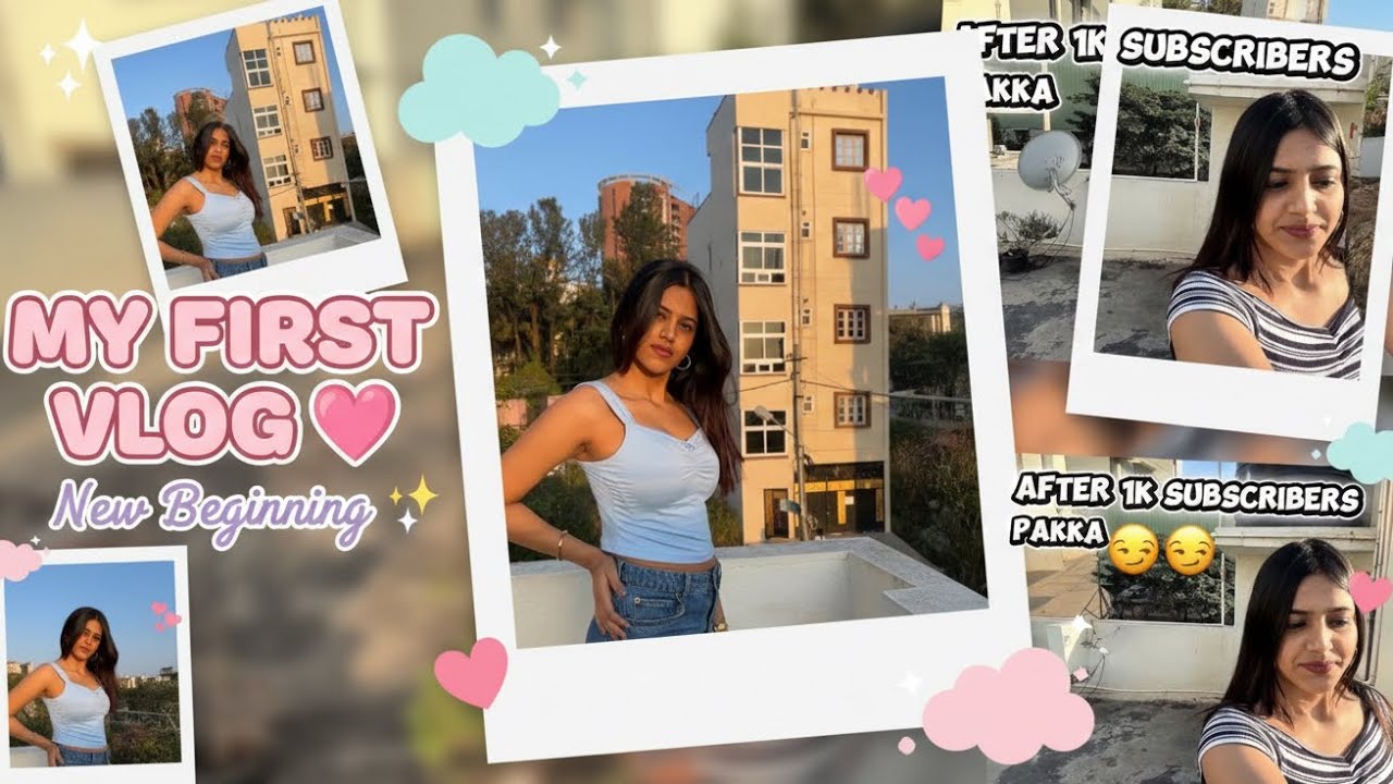 Starting Something New | My First Vlog | @Vedacameraroll 