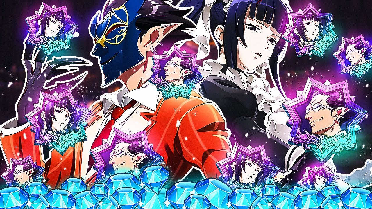 OMG THESE SUMMONS WERE FIRE!! NEW OVERLORD RERUN 1200 GEM COLLAB SUMMONS! [7DS: Grand Cross]