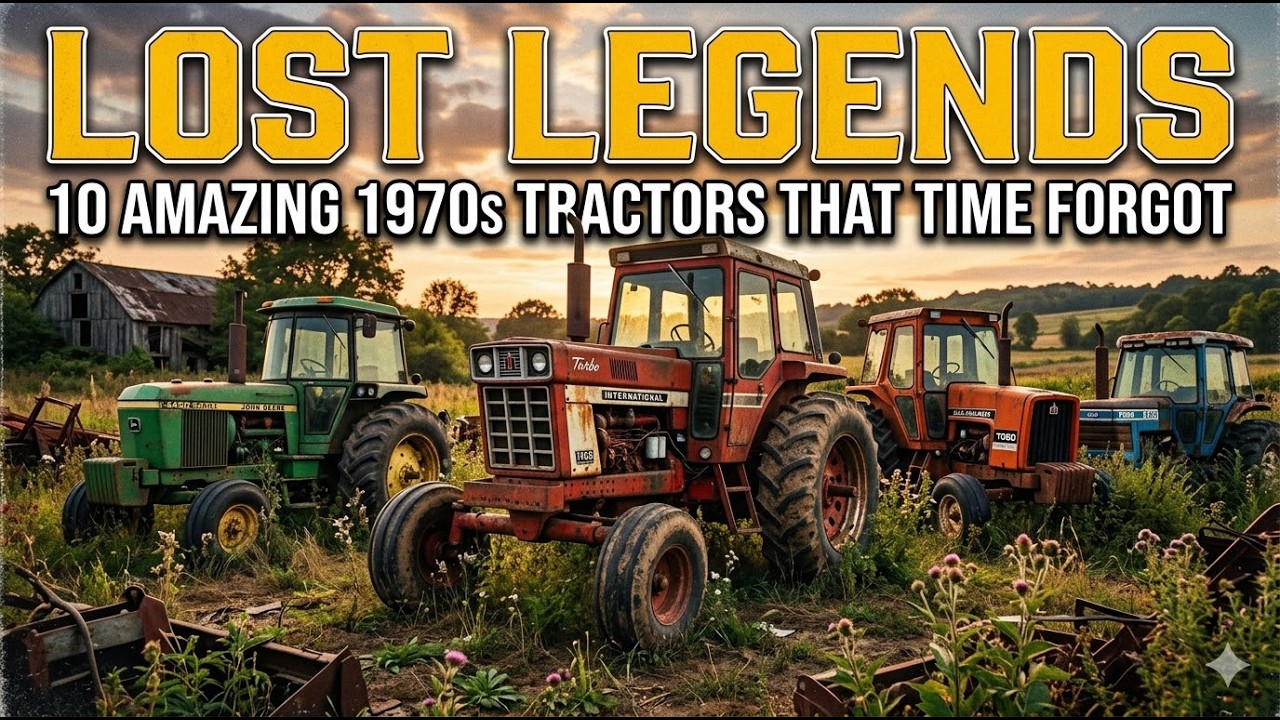 Lost Legends: 10 Amazing 1970s Tractors That Time Forgot 🚜