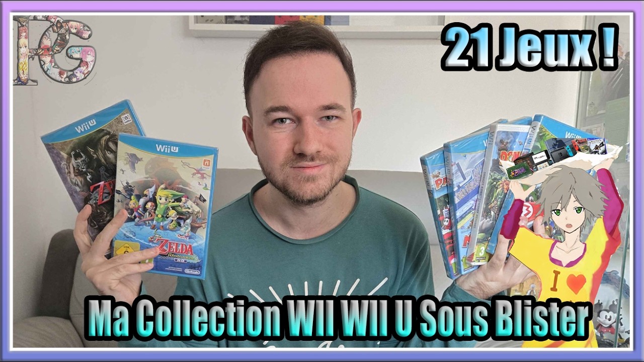 MA COLLECTION WII WII U SOUS BLISTER !!! 21 JEUX ! (MAJ 2026)