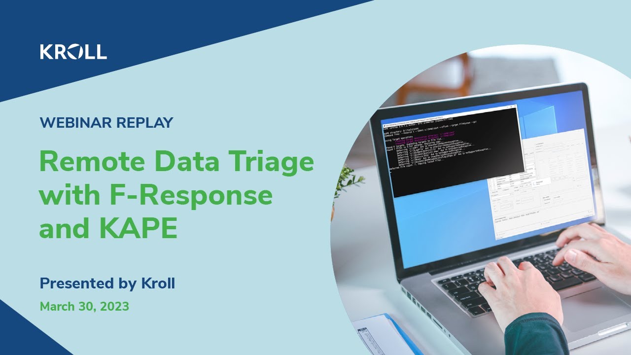Remote Data Triage with F-Response and KAPE - Digital Forensics