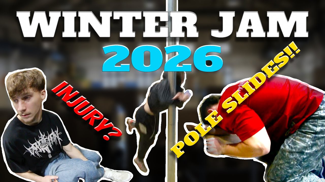 !!WE TRIED POLE SLIDEEES!! - WINTER JAM 2026!!