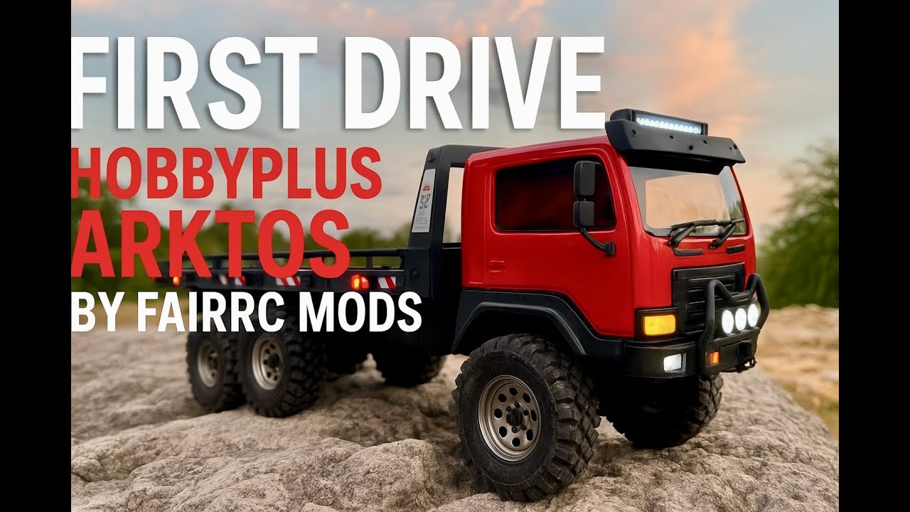 Hobby Plus CR18P Arktos 6x6 by Fair RC Mods - First Drive