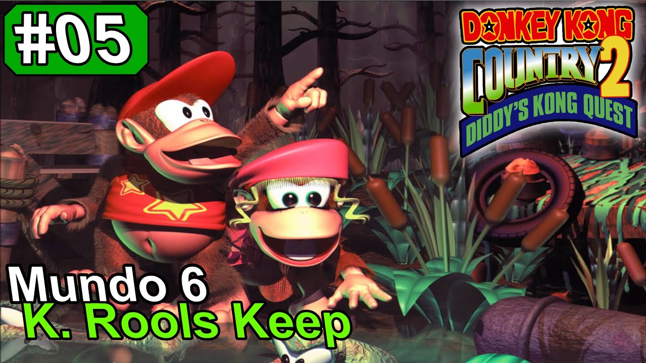 Donkey Kong Country 2 #EP05 - Quinto Mundo - Gloomy Gulch  #DKC #DonkeyKongCountry2