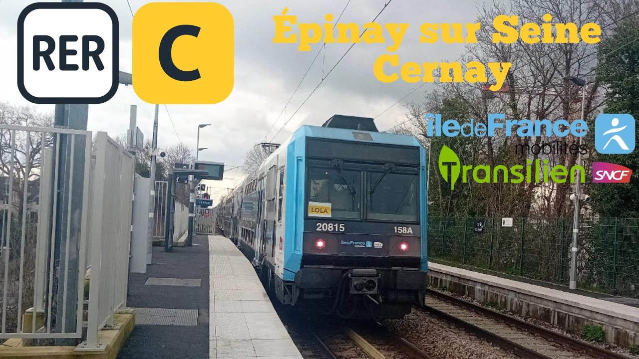 RER C Z20500 IDFM Le Trajet Entre Épinay-sur-Seine➡️Cernay