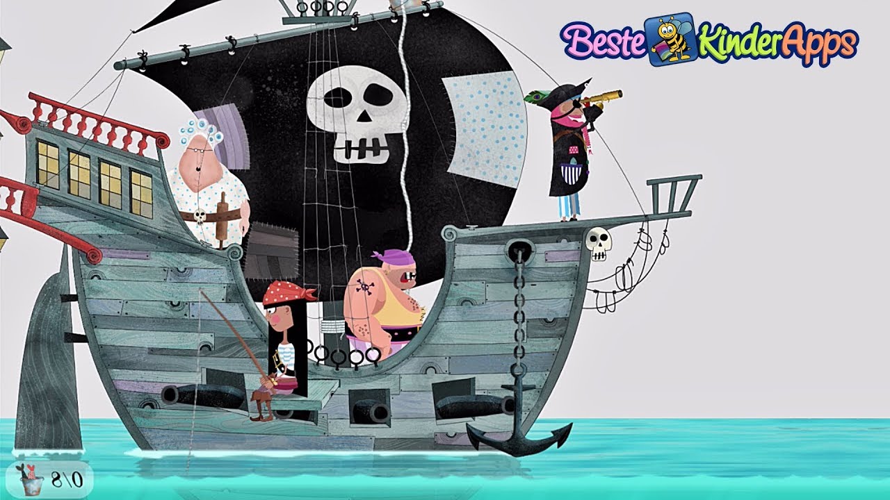 Piraten Abenteuer für Kinder  🏴‍ We ARGH Pirates ☠️ Beste Kinder Apps