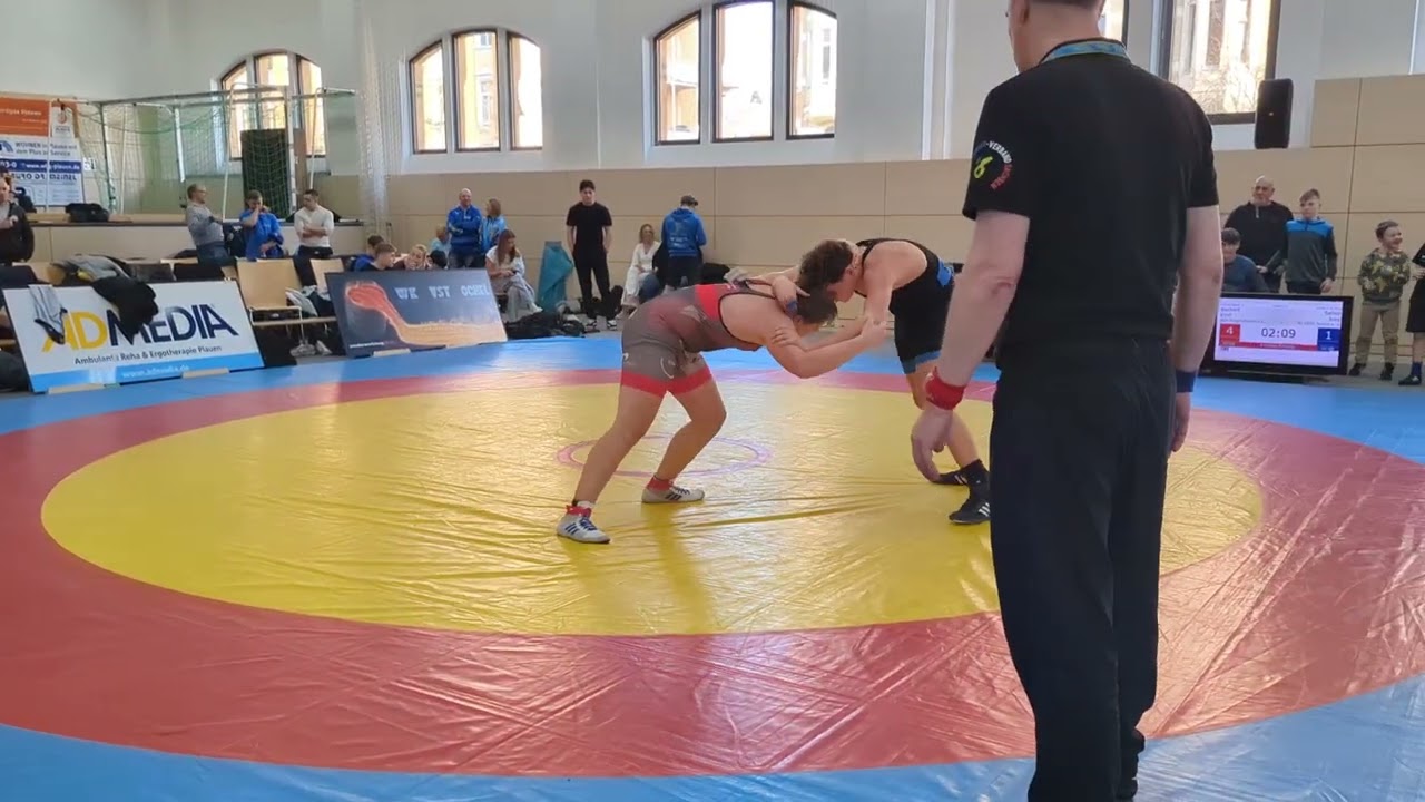 WRESTLING/RINGEN. Sachsenmeisterschaft 2026.U 17. 92 kg. Beckert Emil - Selzer Joey
