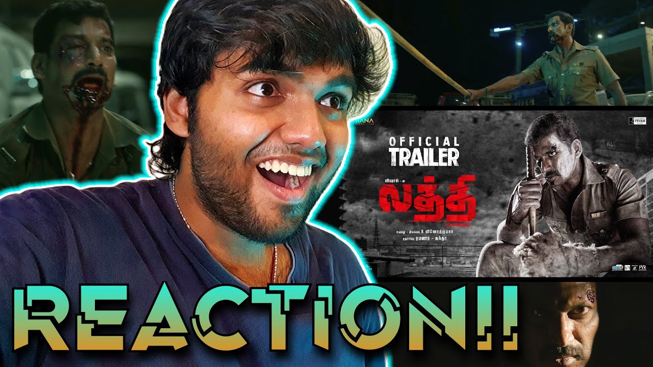 Laththi - Official Trailer | REACTION!! | Vishal | Yuvan Shankar Raja | A Vinoth Kumar |