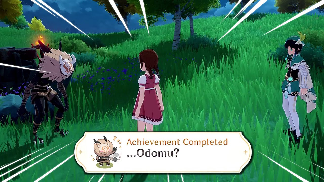 Language Exchange Hilichurl Achievement Odomu? | Genshin Impact