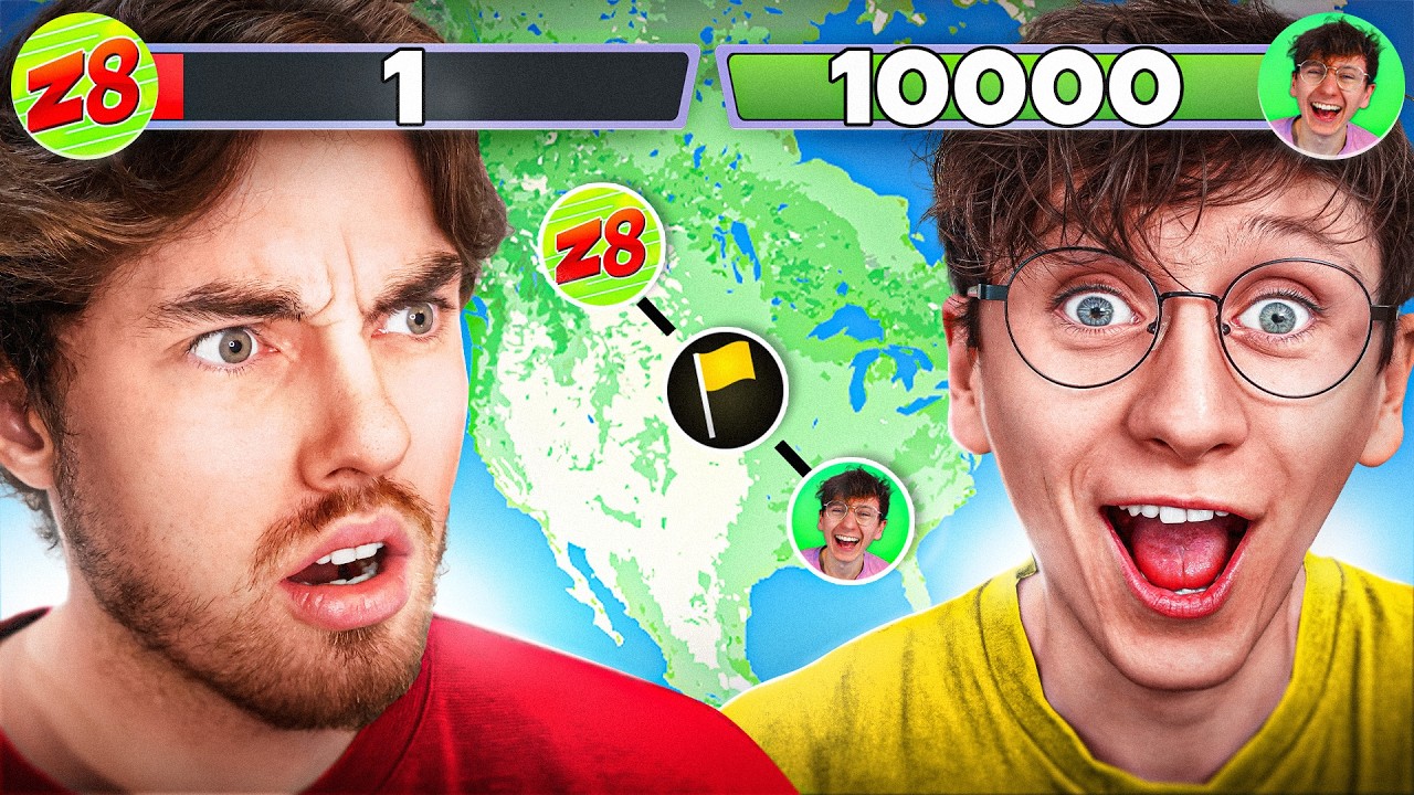 Geoguessr 1v1 BUT I only have 1HP