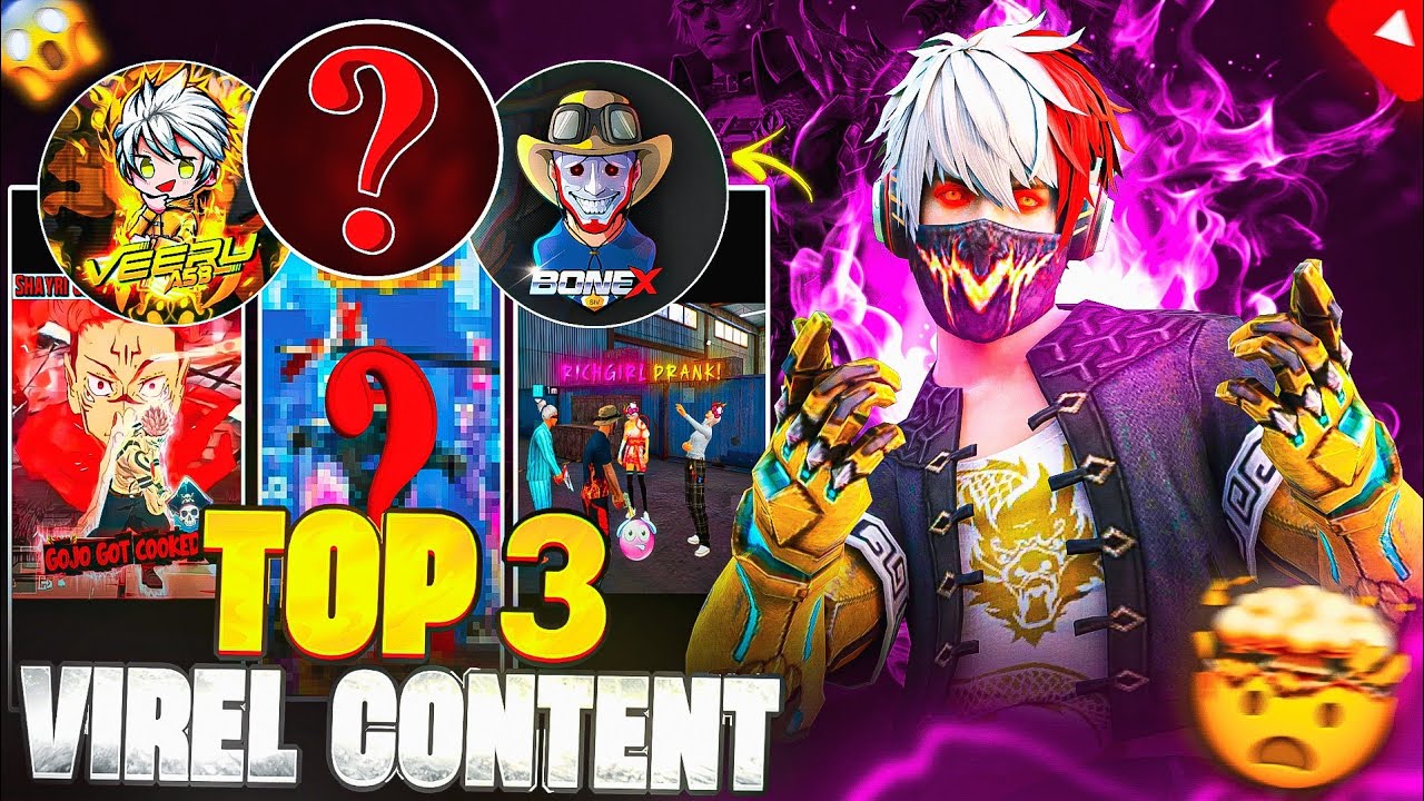 Top 3 Best Free Fire CHANNEL IDEAS 🔥 || Viral Shorts Content Ideas For YouTube Growth
