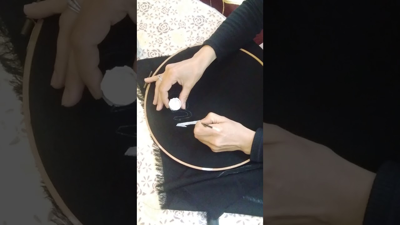 تقنية رسم آية قرآنية على الثوب