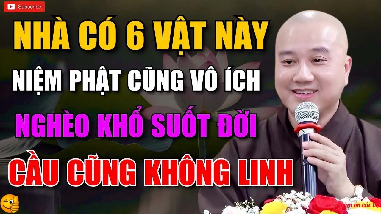 6 LỖI NHIỀU NHÀ ĐANG MẮC – NGHIỆP SINH, PHƯỚC MẤT, TÀI LỘC KHÔNG VÀO!   THẦY PHÁP HÒA GIẢNG