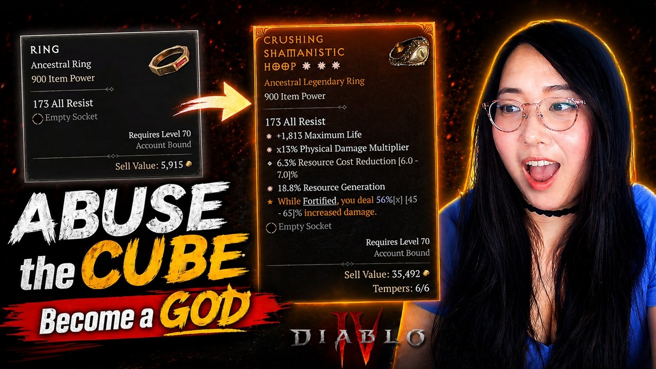 ABUSE the Cube. Become a GOD - Diablo 4 Guide