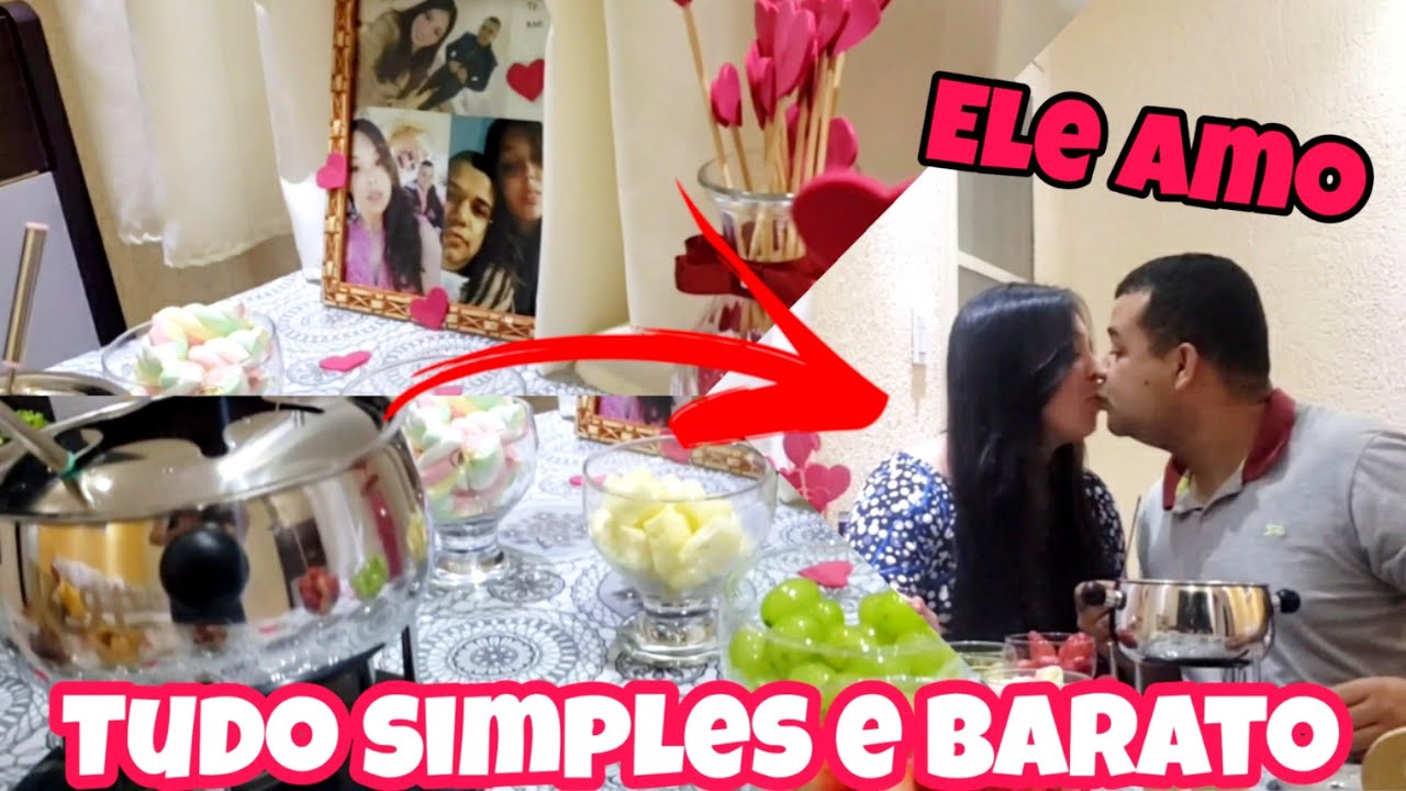 IDEIA DIA DOS NAMORADOS PARA O MARIDO SIMPES E BARATA